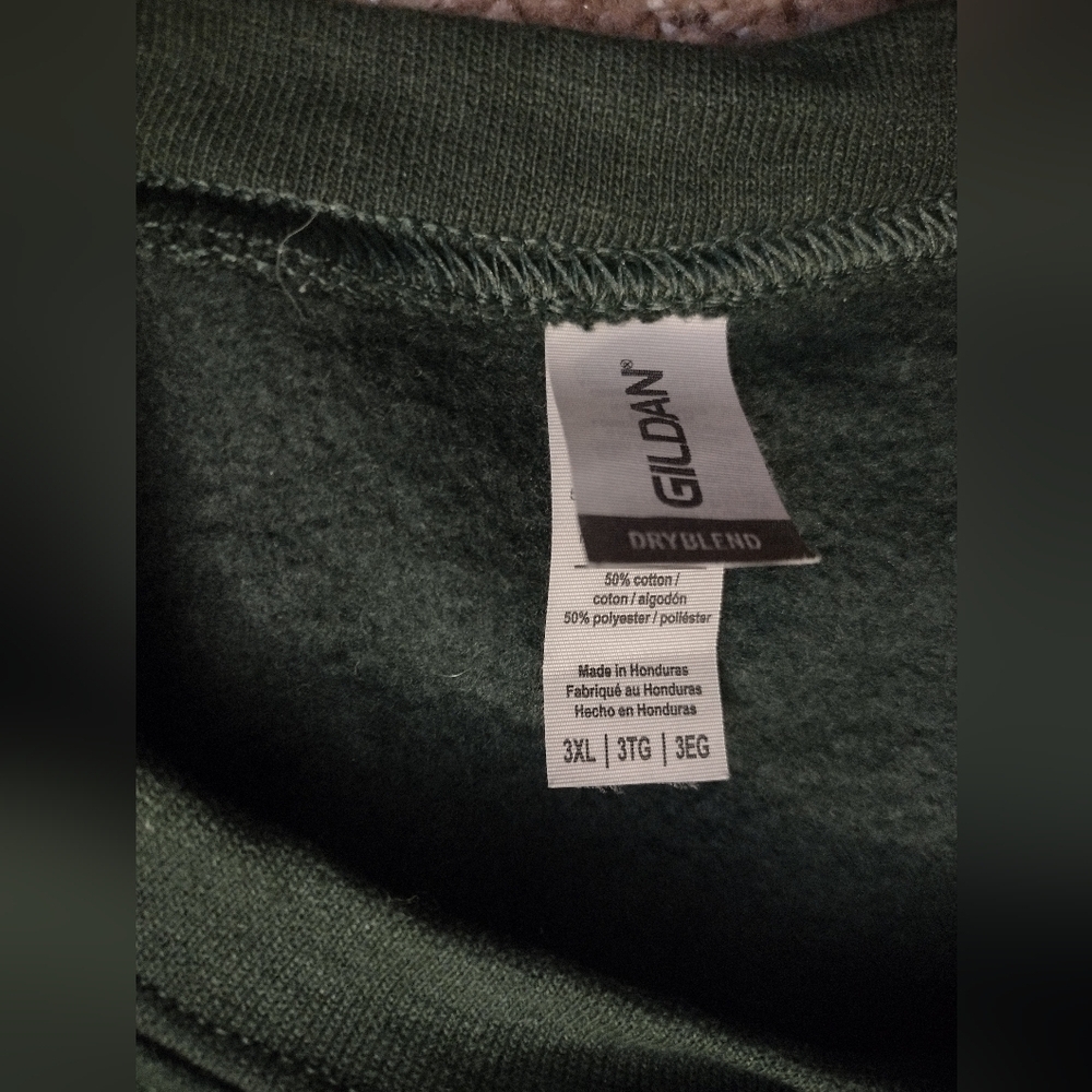 Gildan Green Bay Packers Green Crewneck Sweater 3XL - Picture 6 of 9